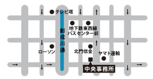 札幌中央事務所マップ